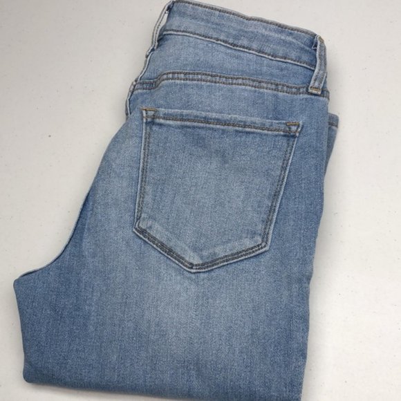 LIKE NEW VINTAGE LIGHTWASH OLD NAVY HIGH-RISE SUPER SKINNY 4/27x28 ⭐️ - Picture 1 of 12